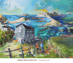 Summer Time at Tores Cove, Oil on Canvas